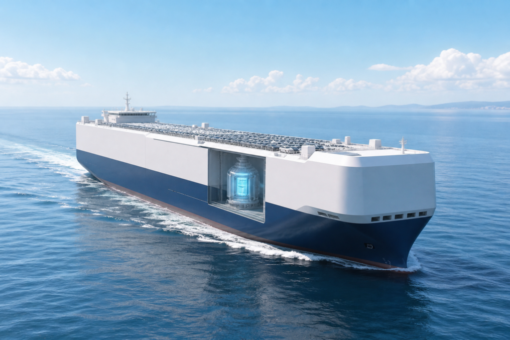 Lloyd’s Register approva il primo cargo portauto a reattore a sali fusi