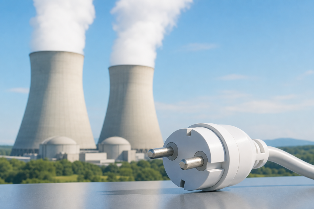 Macron punta sul nucleare per l’AI: “Plug, baby, plug”