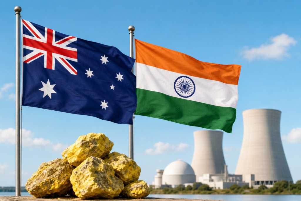 Australia to supply uranium to India in landmark deal supporting 100 GW nuclear target by 2047