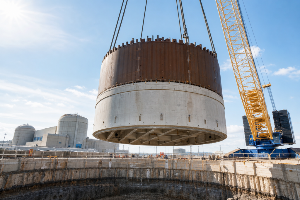 Canada lays foundations of G7’s first SMR at Darlington