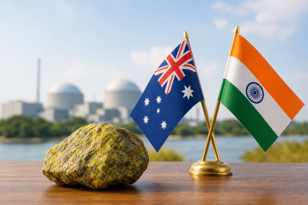 Australia vende uranio all’India: accordo storico dopo vent’anni