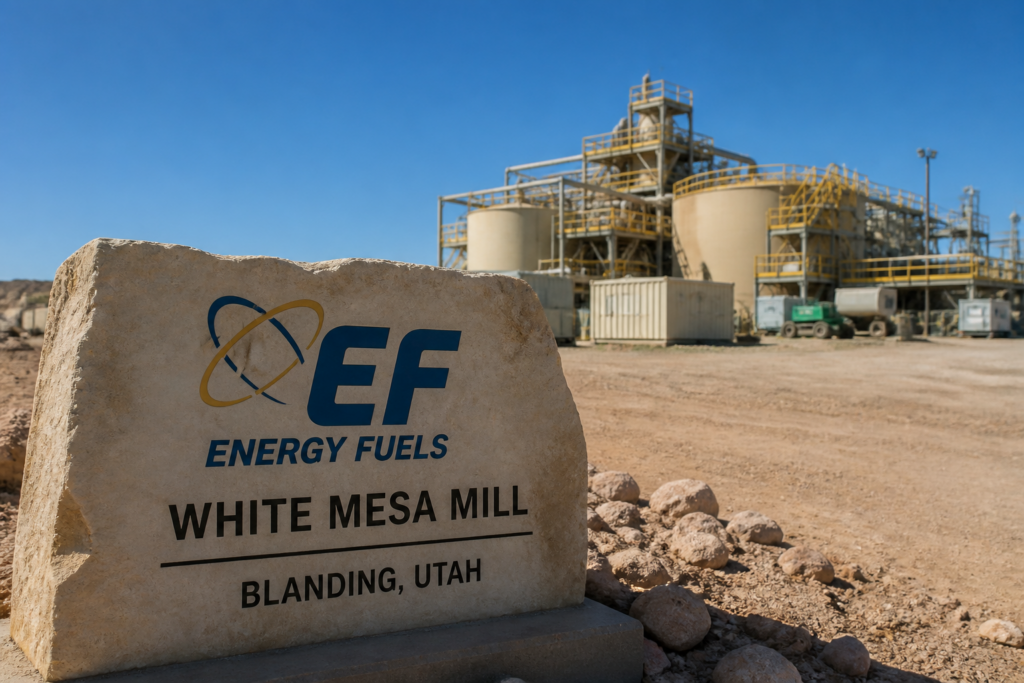 Energy Fuels launches $104 million expansion at White Mesa Mill