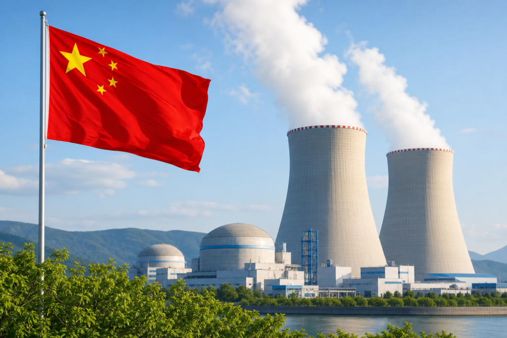 China targets 110 GW of nuclear capacity by 2030 in peak emissions plan