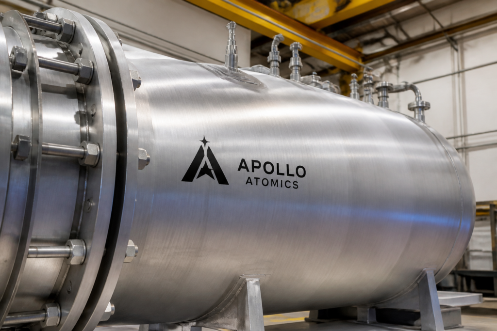Apollo Atomics raises $31 million for factory-built nuclear reactors
