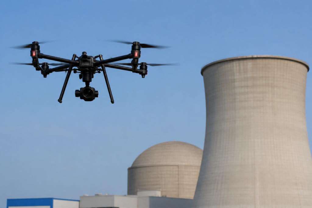 Droni e deep learning per monitorare le centrali nucleari senza rischi