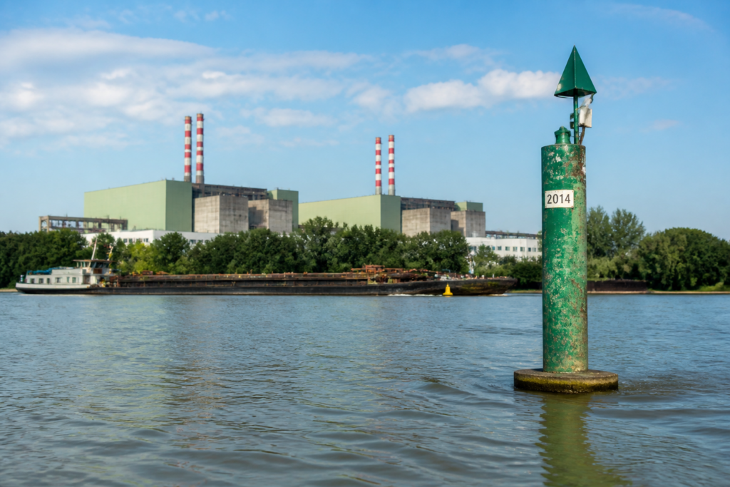 Hungary Sinks Barges in the Danube to Keep Paks Nuclear Plant Running