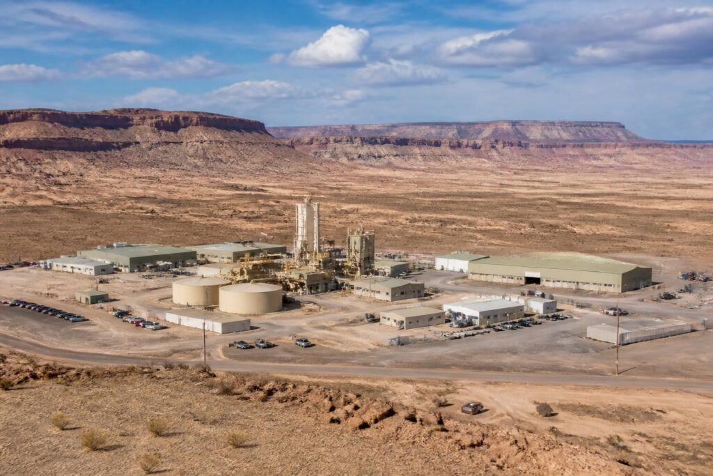 Energy Fuels usa l’uranio per produrre terre rare a White Mesa, Utah